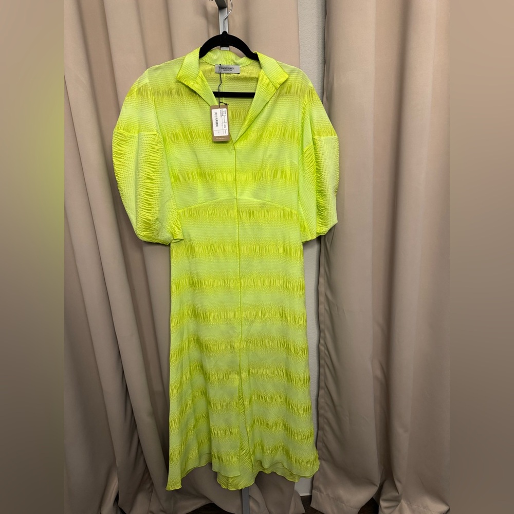 RACHEL COMEY
AMPLUS DRESS - NEON YELLOW - Picture 2 of 6